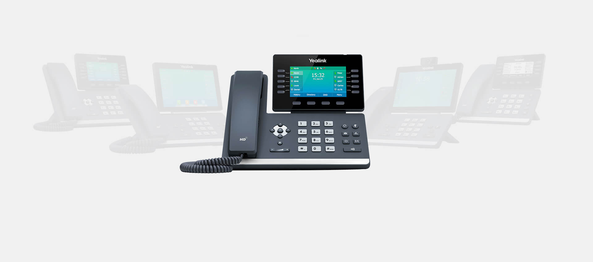 Yealink T54W desk phone with colour screen